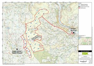 The proposed site for Banc Y Celyn Energy Park
