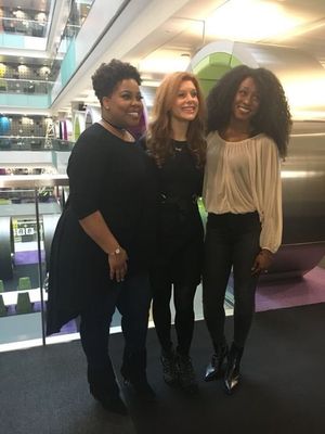 Pic courtesy of @BBCBreakfast 
Amber, Cassidy and Beverley 