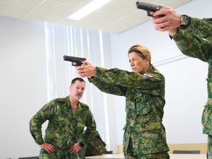 Supporting image for story: Queen Maxima starts training to become Dutch army reservist