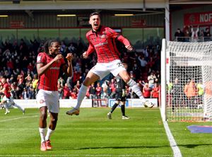 Walsall's Taylor Allen has hit double figures this season for the first time in his career.