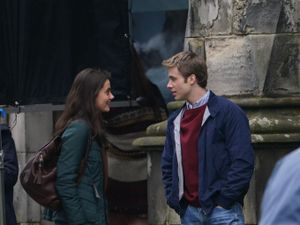 Supporting image for story: The Crown stars spotted filming together as William and Kate