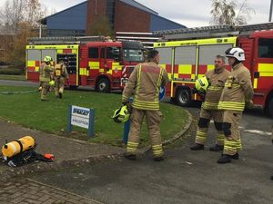 Supporting image for story: Factory evacuated as fire breaks out