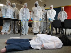 Supporting image for story: CSI challenge for Telford College students