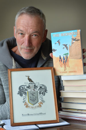 SANDWELL COPYRIGHT TIM STURGESS EXPRESS AND STAR...... 25/02/2020..... Stephen Driscoll has written a historical novel, some parts about Smethwick called the Richness...