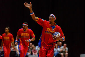 The Harlem Globetrotters in Birmingham. Credit: Chris Bowley