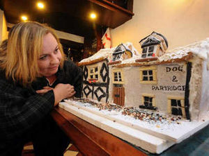 Supporting image for story: Gingerbread pub is a sweet treat