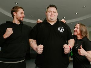 Supporting image for story: Mobile phone shop boss gets off to flying start with 10 stone weight loss challenge