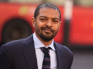 Noel Clarke arrives at the Royal Courts of Justice