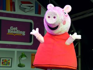 A Peppa Pig costume