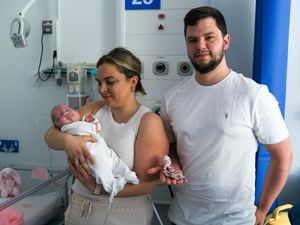 Supporting image for story: Telford couple's joy as they take prematurely-born baby home after four-month hospital stay 