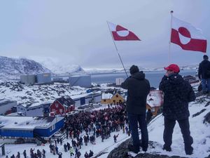 Supporting image for story: Hundreds march in Greenland and Denmark to support island amid Trump threats