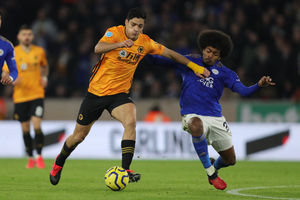 Jimenez in action against Leicester (AMA)