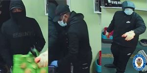 West Midlands Police are looking for these three men, who stormed into Playland Amusement in Great Bridge and stole cash