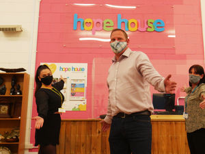 Supporting image for story: Jazz hands as hospice shop prepares for showtime with new selection