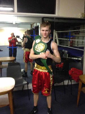 Just champion - George Vernon is proving a formidable title holder for Richie Carter's Golden Gloves.