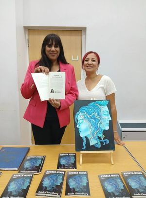 Sureena Brackenridge MP with poet Saida Chowdhury