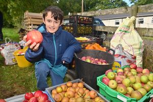 Willey Village Hall , near Broseley, and the annual Apple Press day where people can bring there apples to be turned into juice. Isaac Attridge 11.