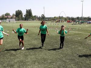 Supporting image for story: Children get active ahead of Commonwealth Games in school competition