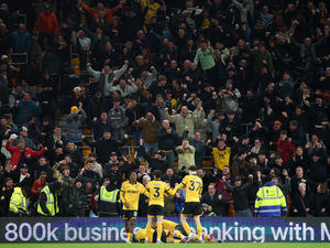 Supporting image for story: 15 of the best celebration pictures as Wolves win it in style on memorable Molineux night