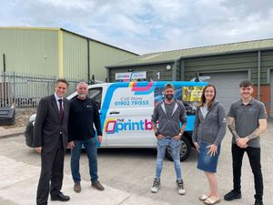 Supporting image for story: Print business showcases success to local MP