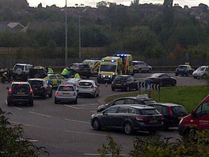 Supporting image for story: Two in hospital after motorbike and car collide in Cannock