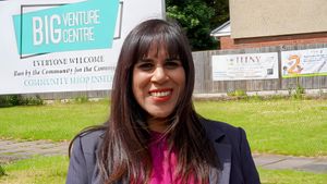 Sureena Brackenridge visiting the Scotlands