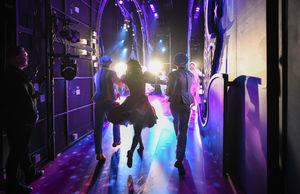 Billie-Kay as Princess Jill with ensemble members. Photo: Simon Hadley