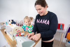 Children and families enjoyed a day of role play at the new Tiny Town centre in Newport