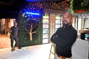  Lee Ozturk and Andy Morgan have installed neon lights and bright colours in the C21 revamp