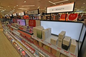 Some of the popular new Korean beauty products available at Boots at Merry Hill, Brierley Hill.