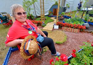 Chris Jones from Shropshire Trefoil Guild (girlguiding for adults)