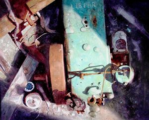 In A Farm Yard by David Poxon 