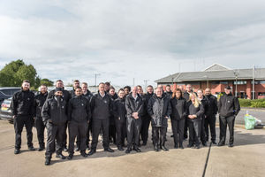 Prison officers at HMP Brinsford, a Young Offenders Institution next to HMP Featherstone