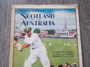 Supporting image for story: Cricket archive spanning centuries donated to Scottish library