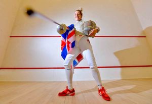 Alexandra Davis 21, been to selected to represent GB in Fencing overseas in Canberra