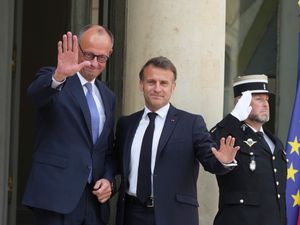French president Emmanuel Macron and German chancellor Friedrich Merz