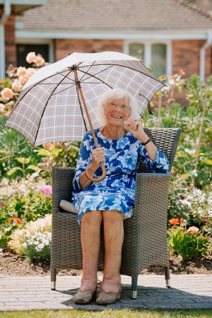 Dora Green, aged 101, has enjoyed seeing her family – including two-week-old Tommy