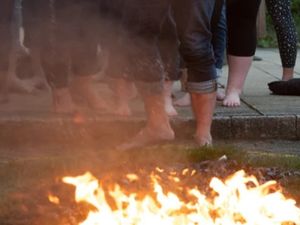Supporting image for story: Fire walk arranged for charity