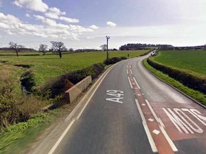 Supporting image for story: Lucky escape as van 'hangs' over the edge of a bridge on the A49