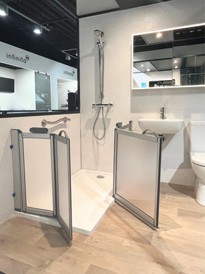 New adapted bathroom displays feature in the Showrooms at Carvers Building Supplies