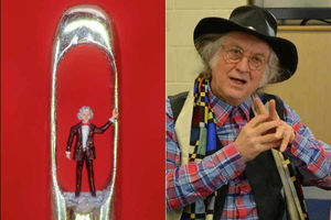 Supporting image for story: Microscopic Noddy Holder going on display at Wolverhampton's Light House