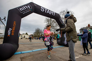 The popular run started and finished at The Marches School