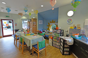 The Arts and Crafts room at Acorns