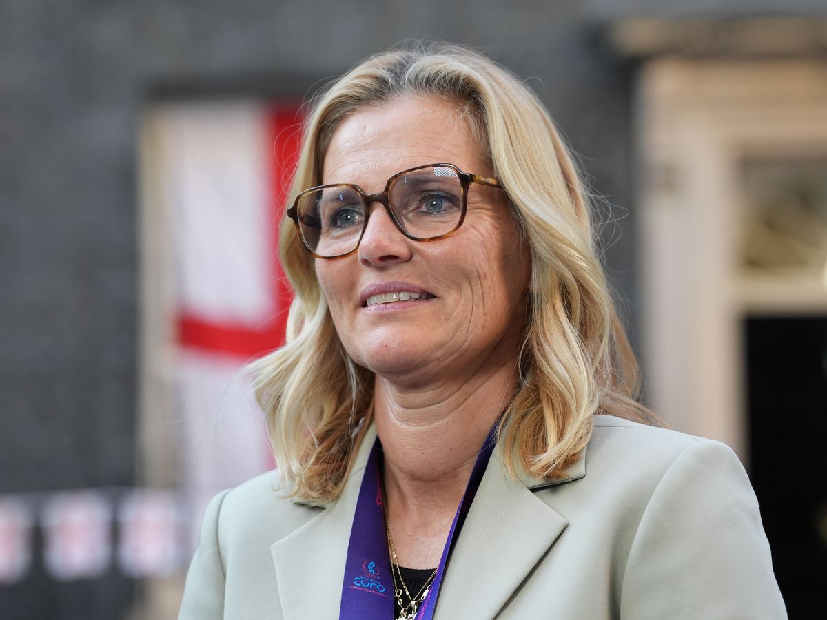 Sarina Wiegman urges more investment in women’s game at Downing Street reception