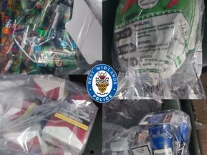 Supporting image for story: 1,400 illegal cigarettes seized in raid on Wolverhampton city centre shop along with and tobacco
