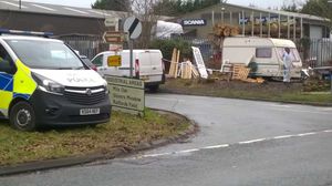 It is believed the couple had been selling pallets and timber at the site