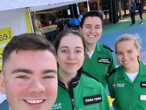 St John volunteers teach the public lifesaving skills.