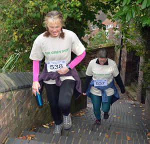 Walkers taking on the challenge on Sunday
