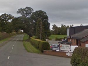 Supporting image for story: Car 'on its roof in a hedge' after crash near Oswestry golf club - emergency services in attendance
