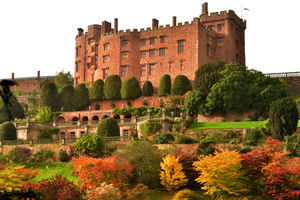 Autumn colours at Powis Castle in 2013